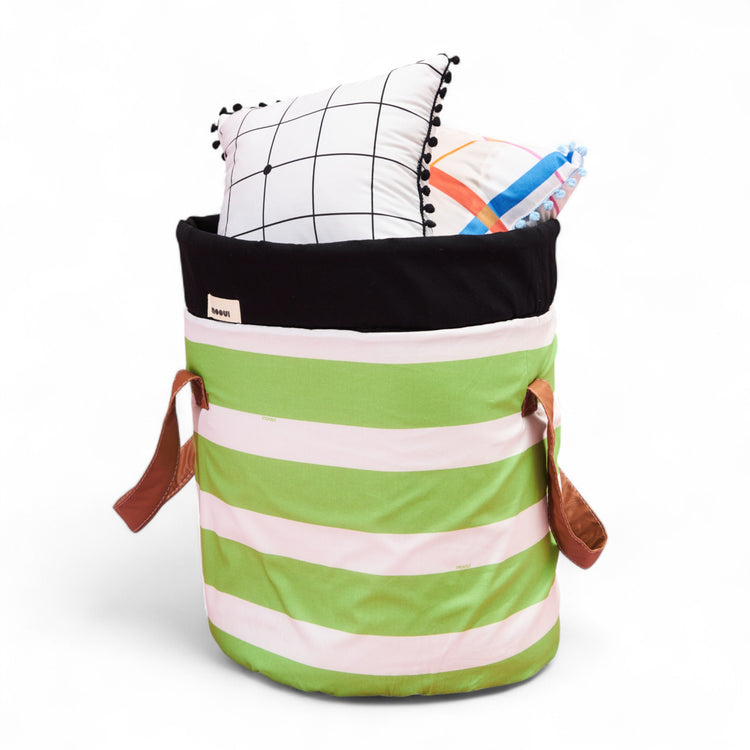 MOOUI. Storage Basket - Grassy Stripes