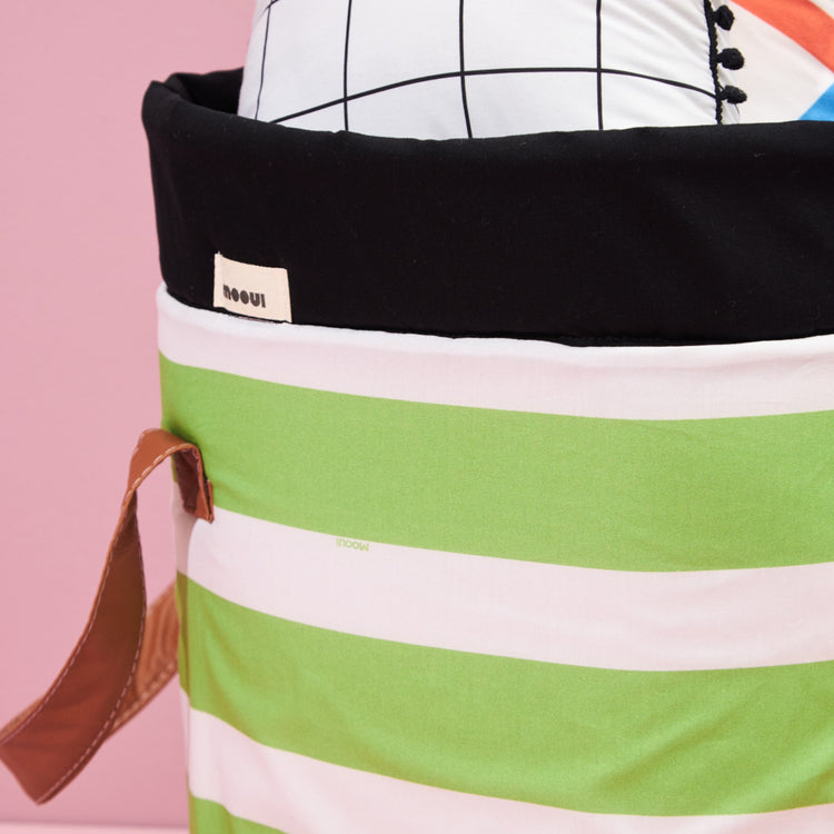 MOOUI. Storage Basket - Grassy Stripes