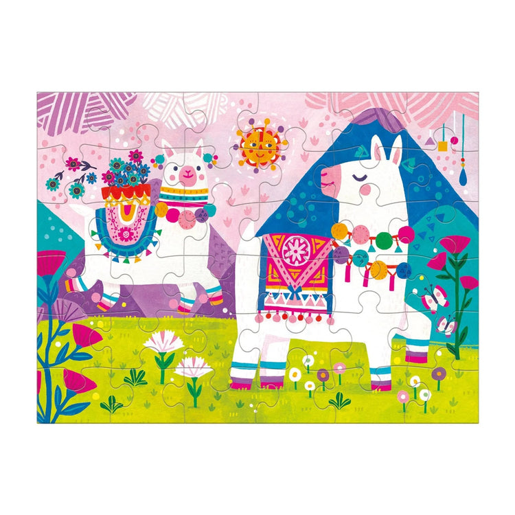 MUDPUPPY. 36 pcs Puzzle to go Llama Land