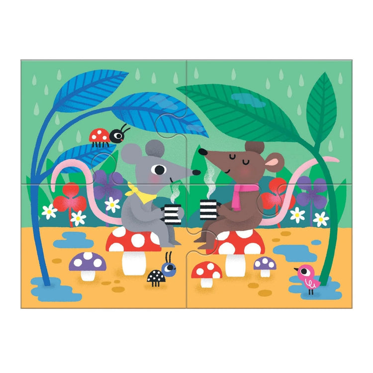 MUDPUPPY. Mindful 4-in-a-Box Puzzle Set