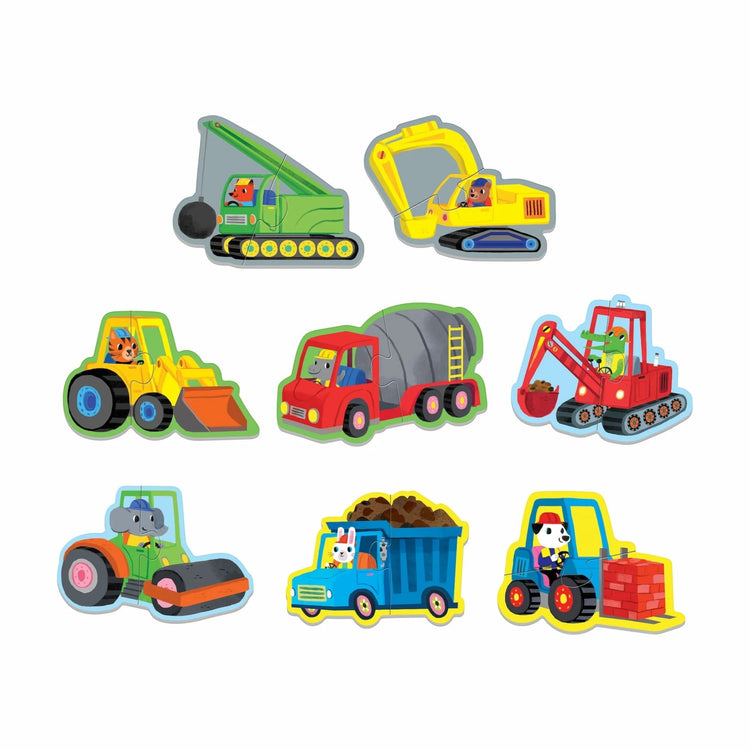 MUDPUPPY. Construction Site 2 Piece My First Puzzles