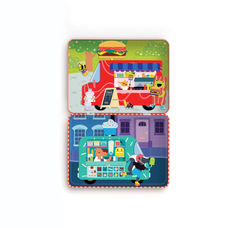 MUDPUPPY. Food Truck Festival Magnetic Play Set