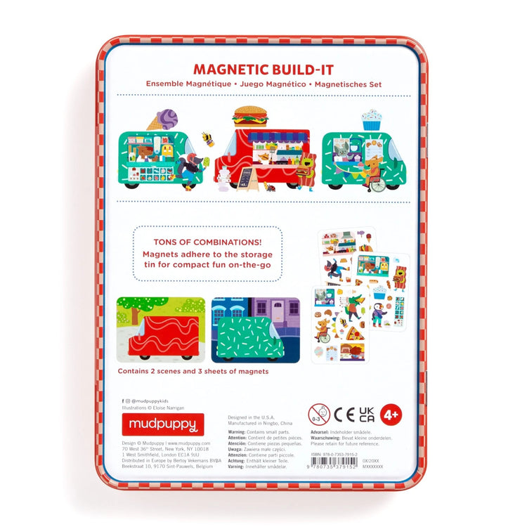 MUDPUPPY. Food Truck Festival Magnetic Play Set