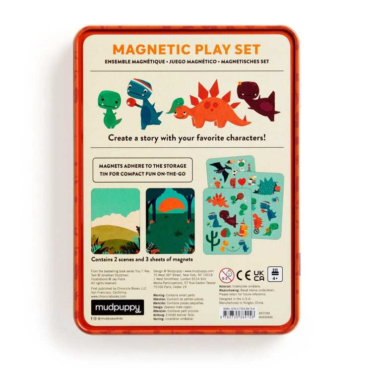 MUDPUPPY. Tiny T. Rex Magnetic Play Set