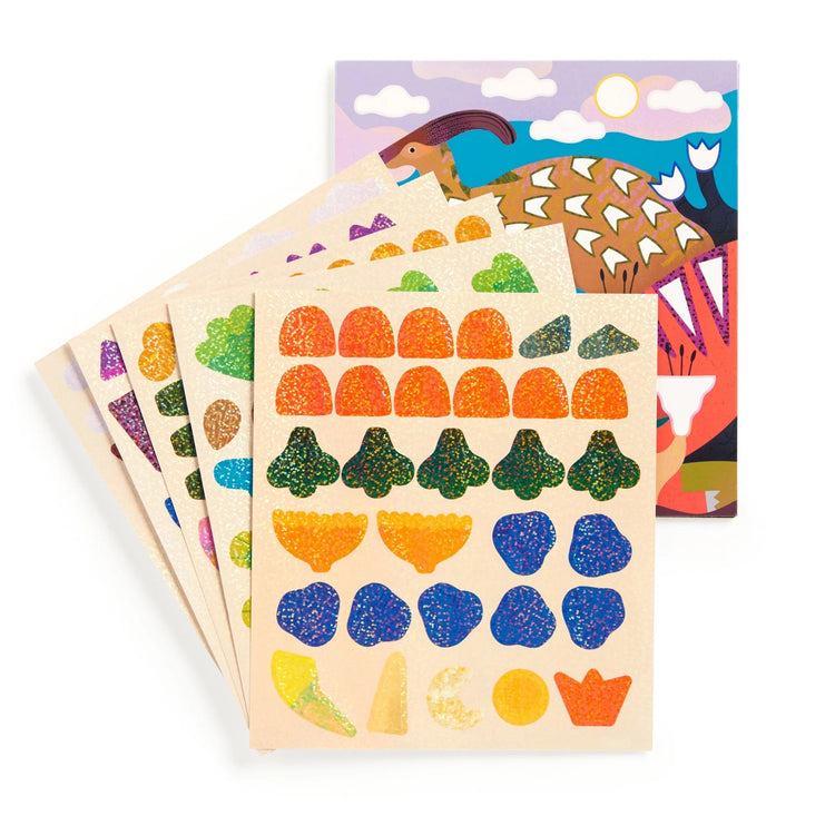 MUDPUPPY. Dinosaur Land Sticker Sparkle Poster Activity Kit