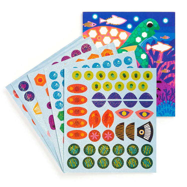 MUDPUPPY. Ocean Life Sticker Sparkle Poster Activity Kit