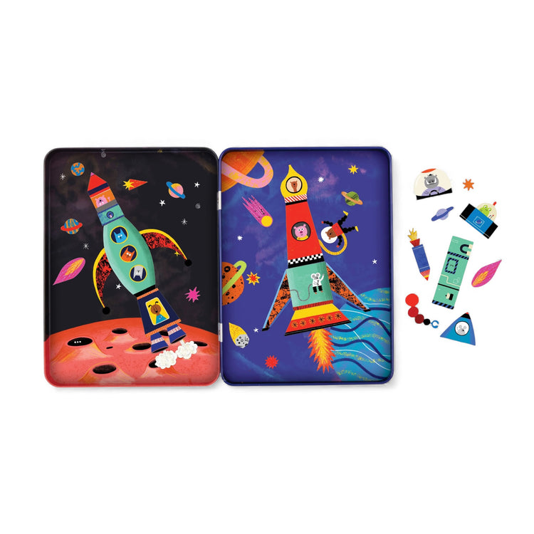 MUDPUPPY. Rocket Ships Magnetic Build-it