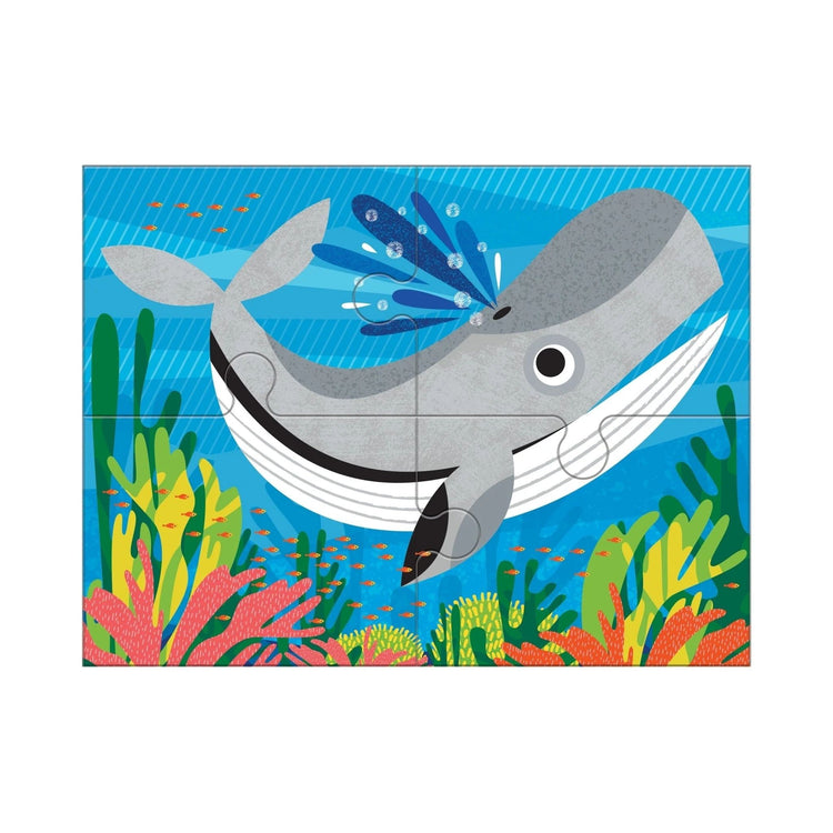 MUDPUPPY. Ocean Friends 4-in-a-box puzzle set