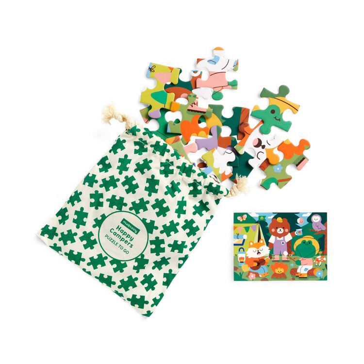 MUDPUPPY. Happy Campers 36 Piece Puzzle to Go