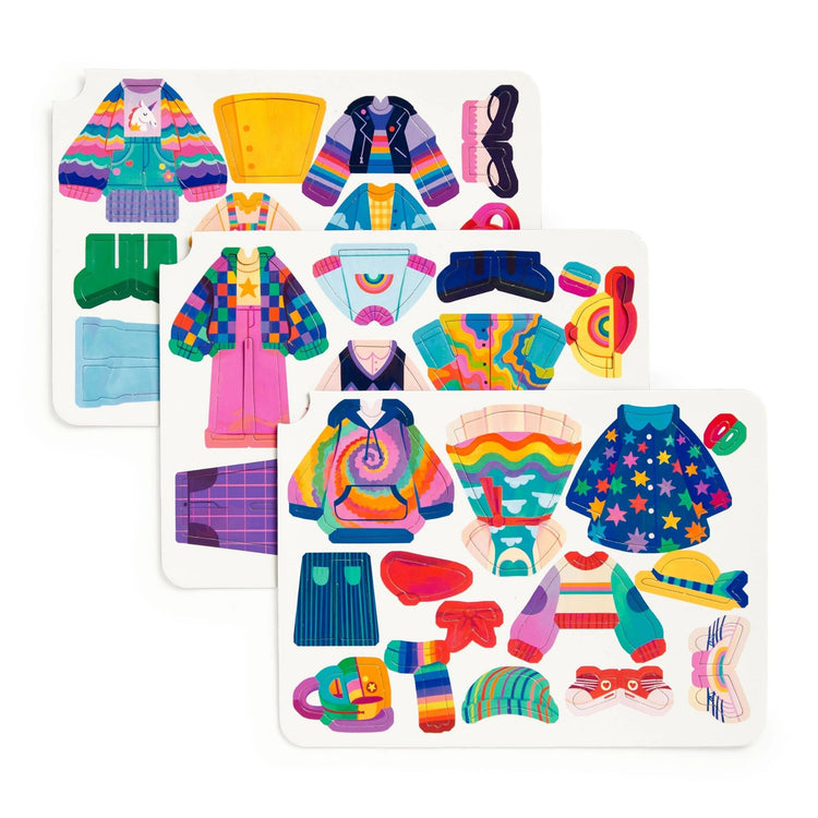 MUDPUPPY. Rainbow Fashion Magnetic Play Set