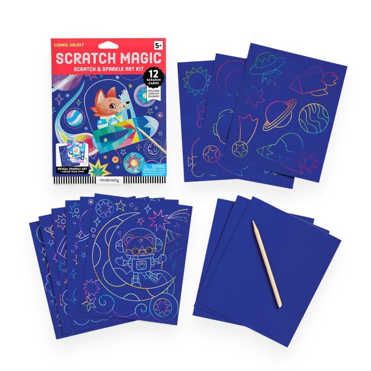 MUDPUPPY. Cosmic Galaxy Scratch Magic