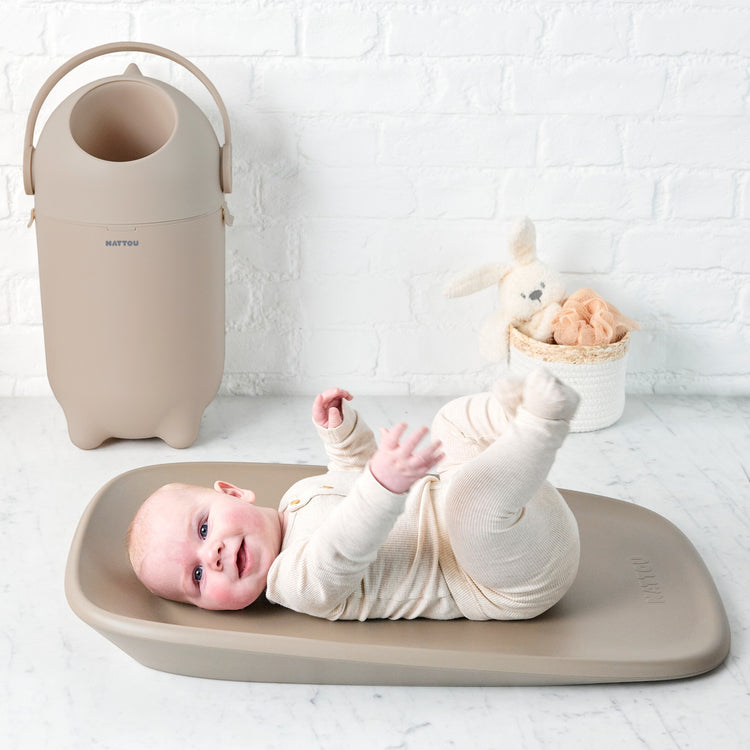 CARE. Dropy Diaper bin (taupe)