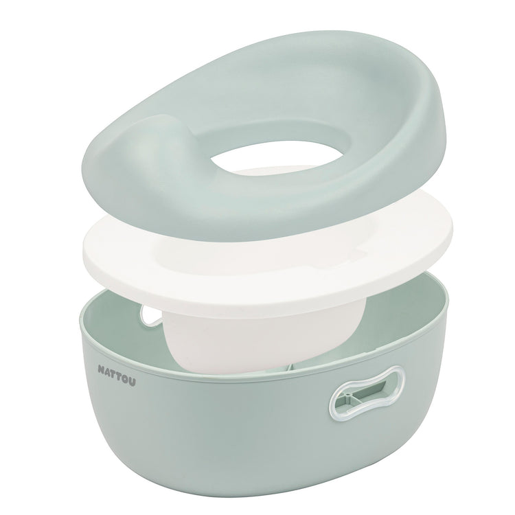 CARE. Educational potty 3 in 1 (sage green)