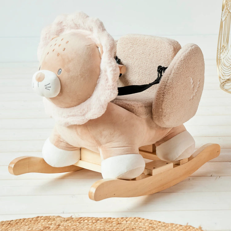 FLO, ERNEST & OLI. Rocking Toy Lion Ernest - brown