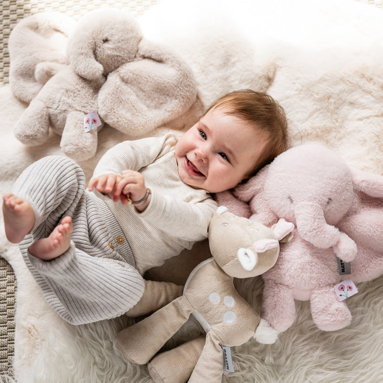 FANFAN. Soft Baby Plush Elephant (sand)