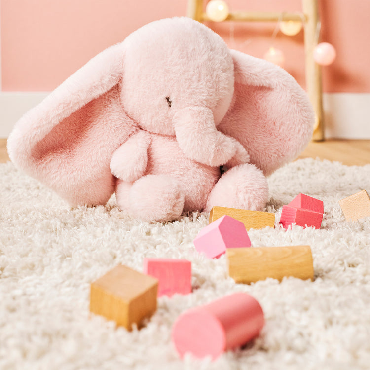 FANFAN. Soft Baby Plush Elephant (pink)