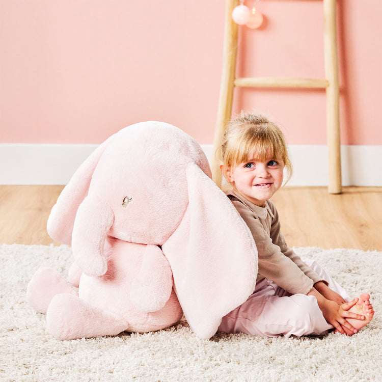 FANFAN. Maxi Soft Baby Plush Elephant (pink)