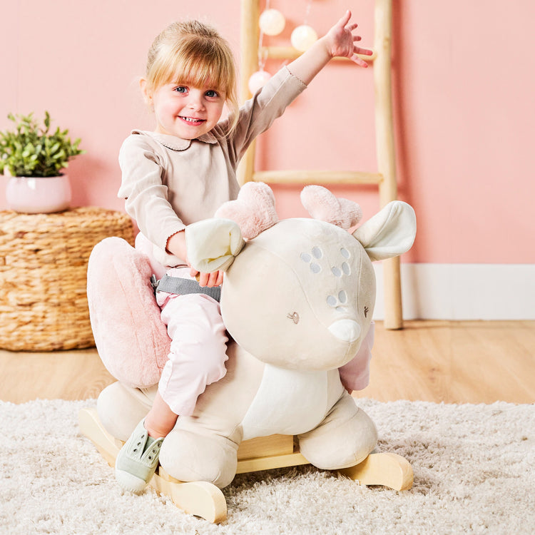 FANFAN. Κουνιστό ελαφάκι - απαλό μπεζ