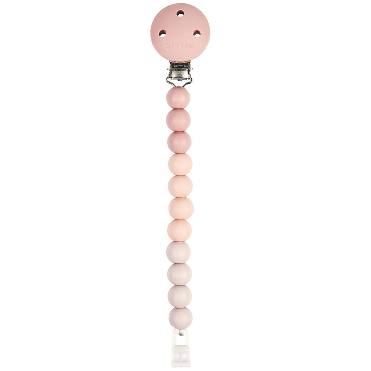 SILICON. Pacifinder clip 21cm pink / light pink