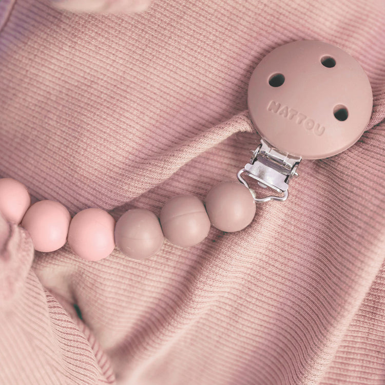 SILICON. Pacifinder clip 21cm pink / light pink