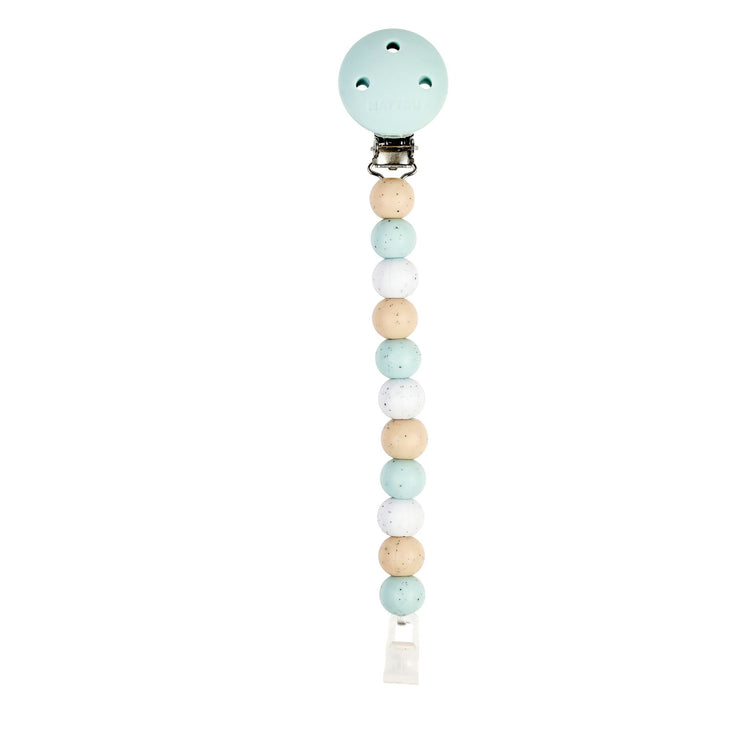 SILICON. Pacifinder clip 21cm green / beige / white