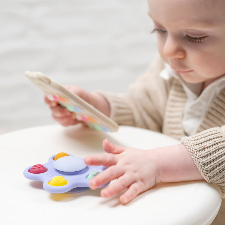 SILICON. Pop-it toy spinner