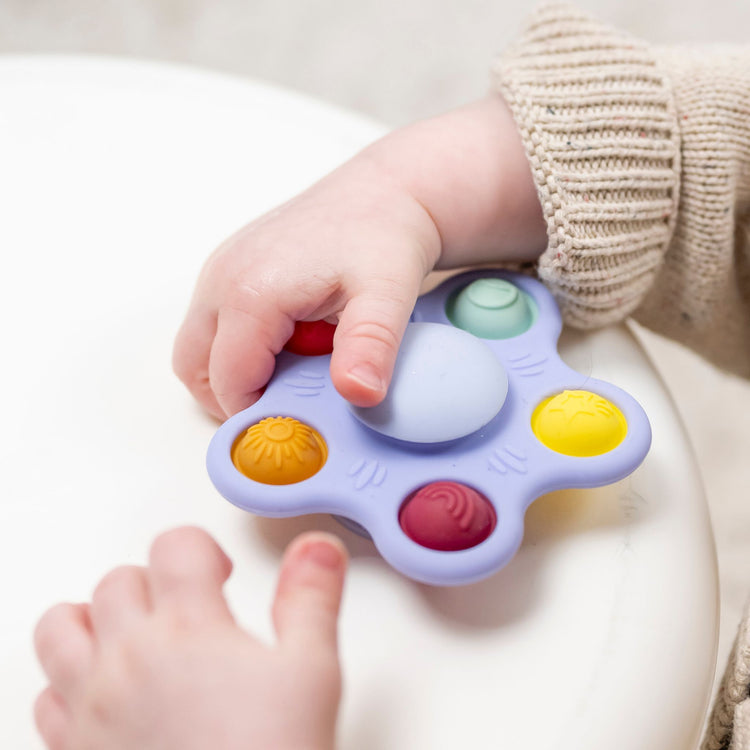 SILICON. Pop-it toy spinner