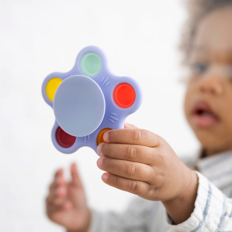 SILICON. Pop-it toy spinner