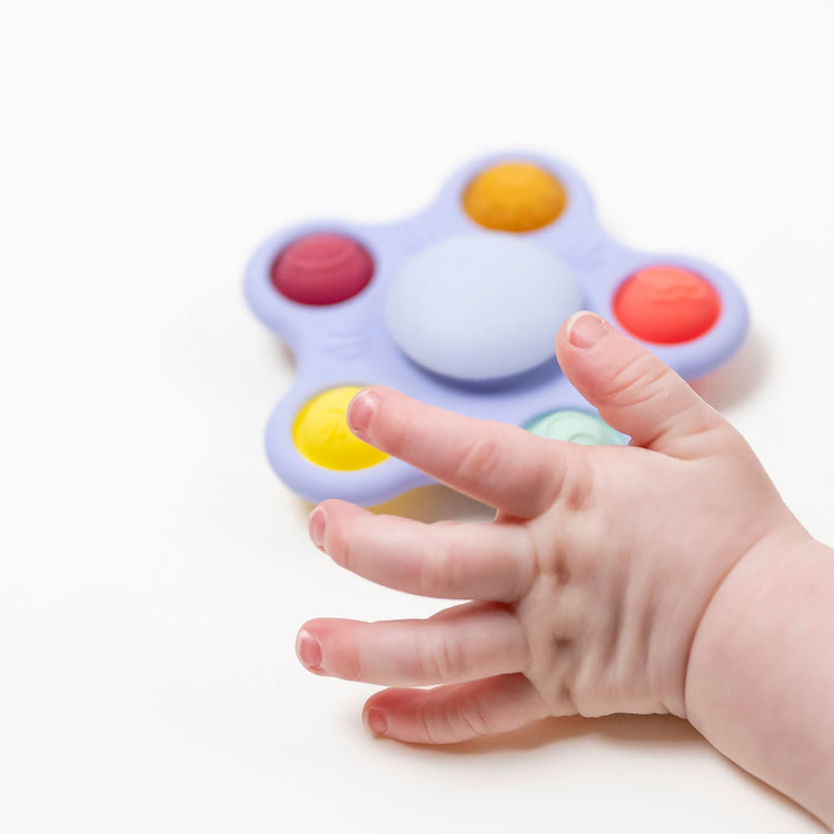 SILICON. Pop-it toy spinner