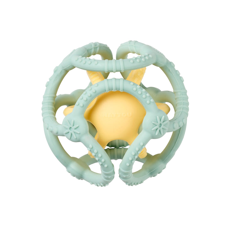 SILICON. Set balls pastel green and yellow