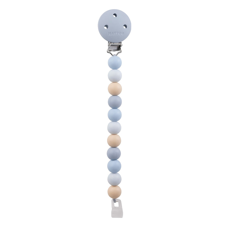 SILICON. Pacifinder clip 21 cm multicolor / blue