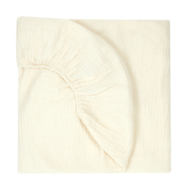 WABI SABI. Washed BB fitted sheet 70x140 Natural