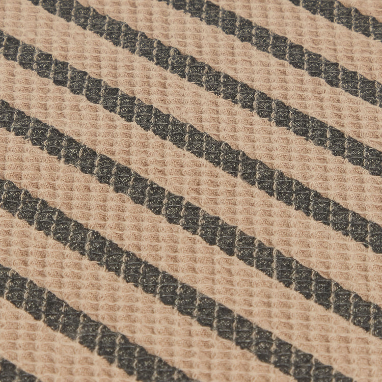 LANDSCAPE. Waffle floor mattress 60x120x4 Stripes Sesame