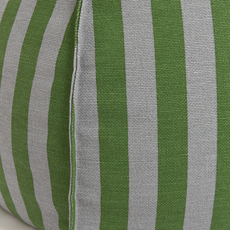 VIBES. Round beanbag Green Blue stripes 70x30