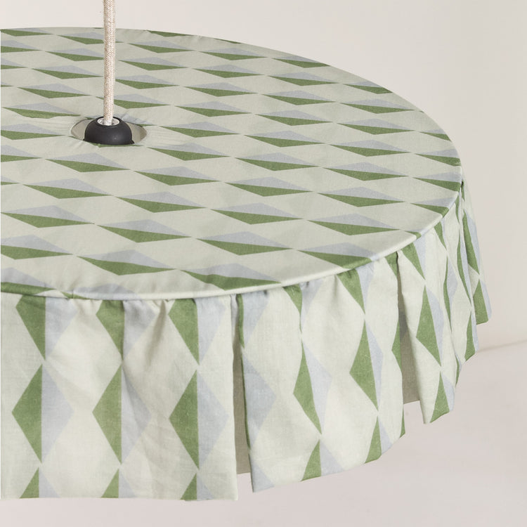 VIBES. Υφασμάτινο φωτιστικό Green Blue Harlequin 50εκ.