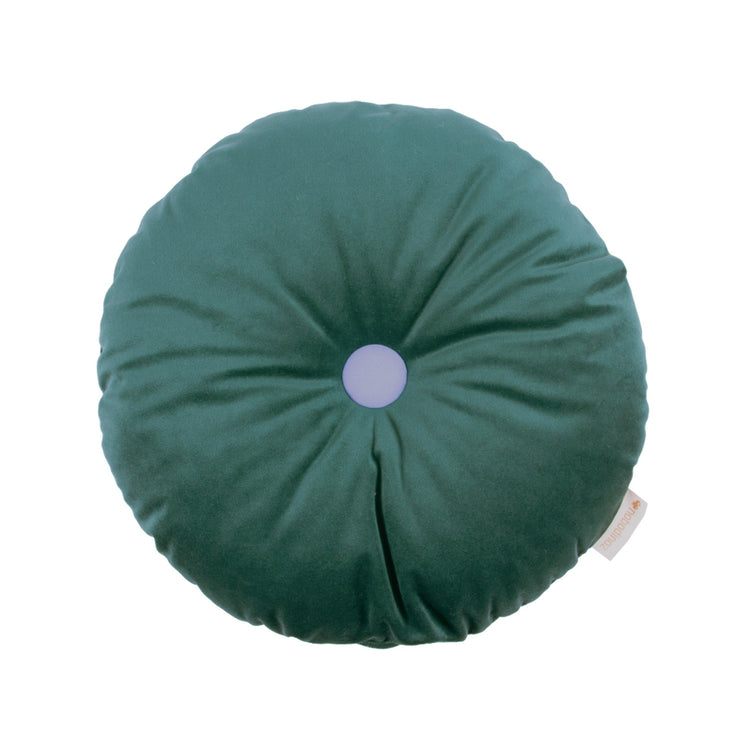 VIBES. Round Cushion Eco-Velvet Jungle Green 35x35x13