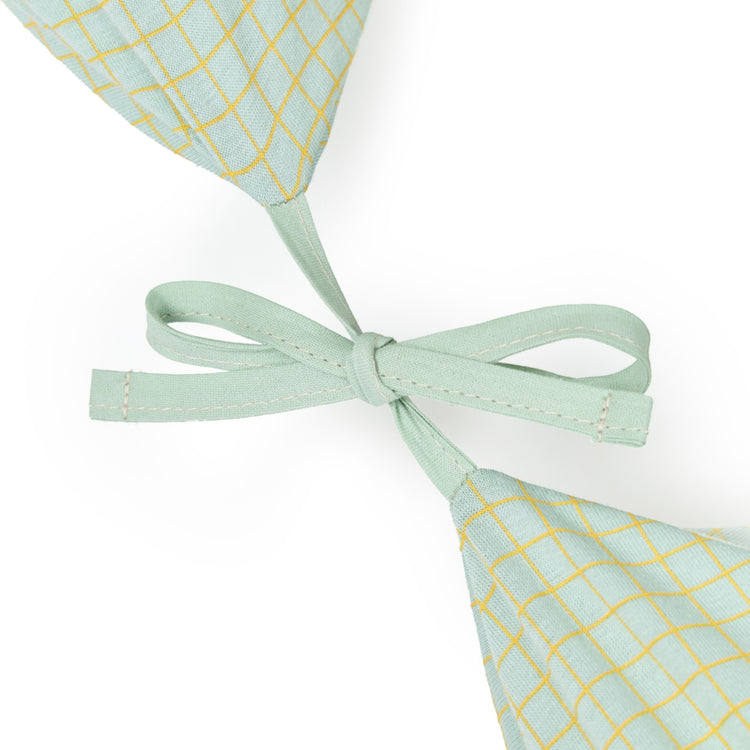 STORIES. Maternity pillow Limited edition Green Lemon Grid