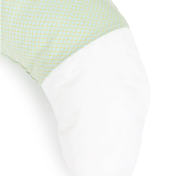 STORIES. Maternity pillow Limited edition Green Lemon Grid