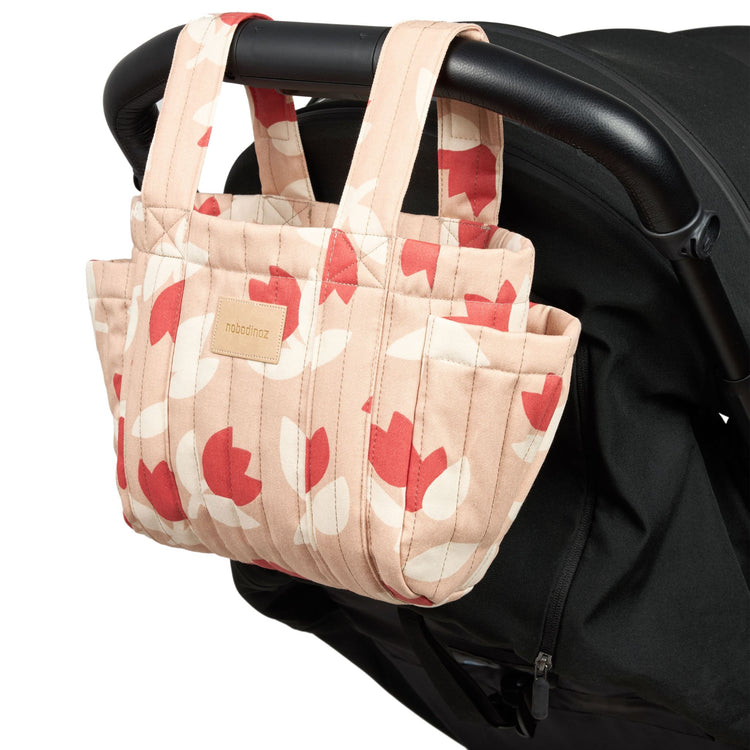 HYDE PARK. Stroller organizer Red tulips