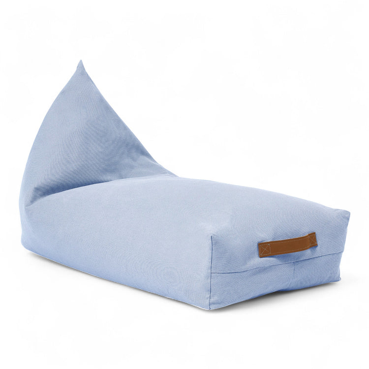 OASIS. Long beanbag - kid size - Baltic Blue