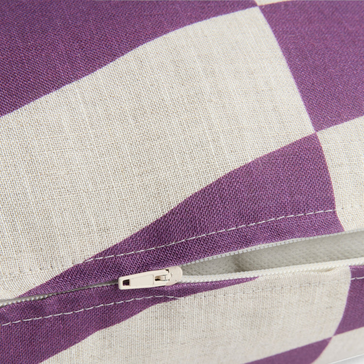 STANLEY. Μαξιλάρι τετράγωνο Purple Diagonal Tiles 45x45