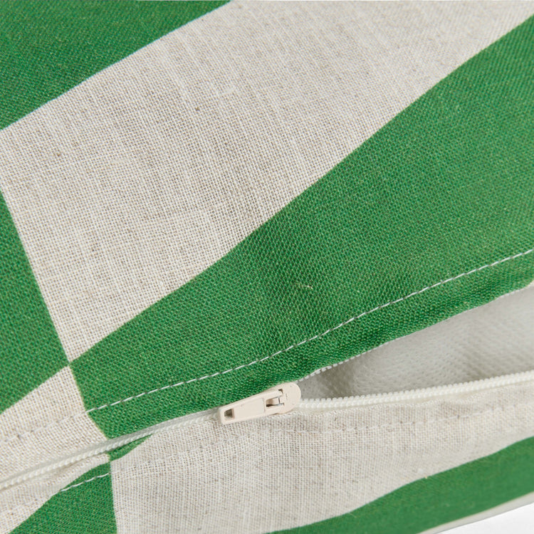 STANLEY. Μαξιλάρι τετράγωνο Green Diagonal Tiles 45x45