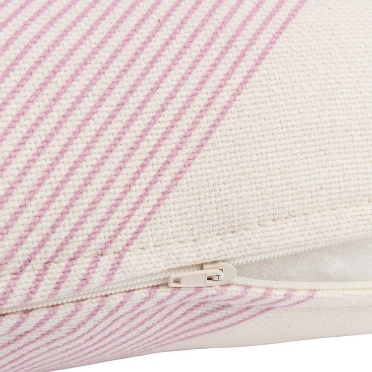 REMI. Μαξιλάρι ορθογώνιο Lilac Diagonal Stripes 50x30