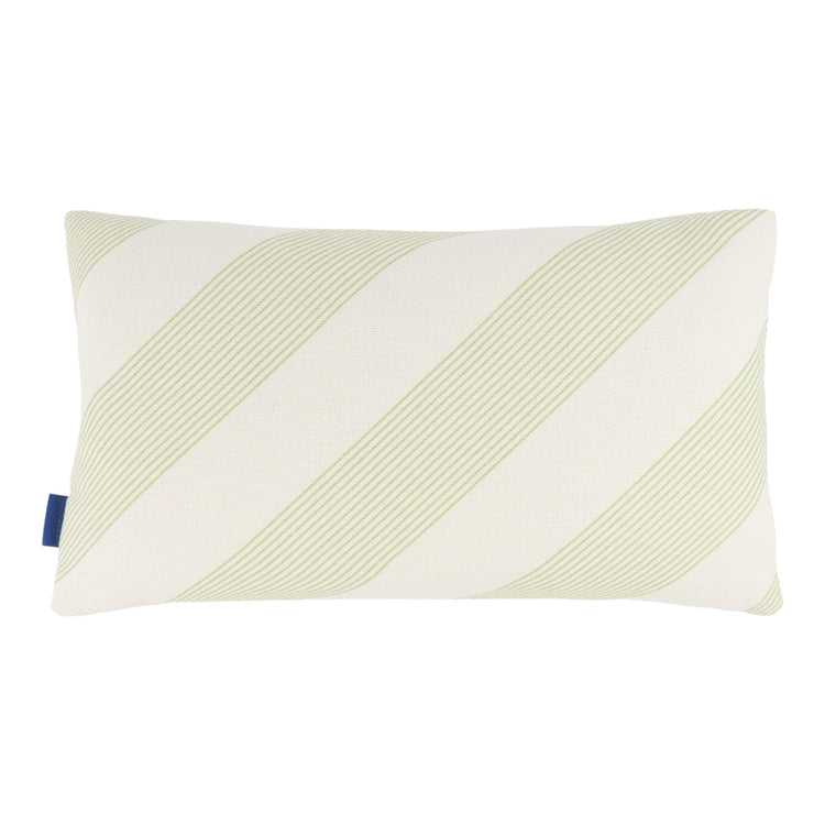 REMI. Μαξιλάρι ορθογώνιο Green Diagonal Stripes 50x30