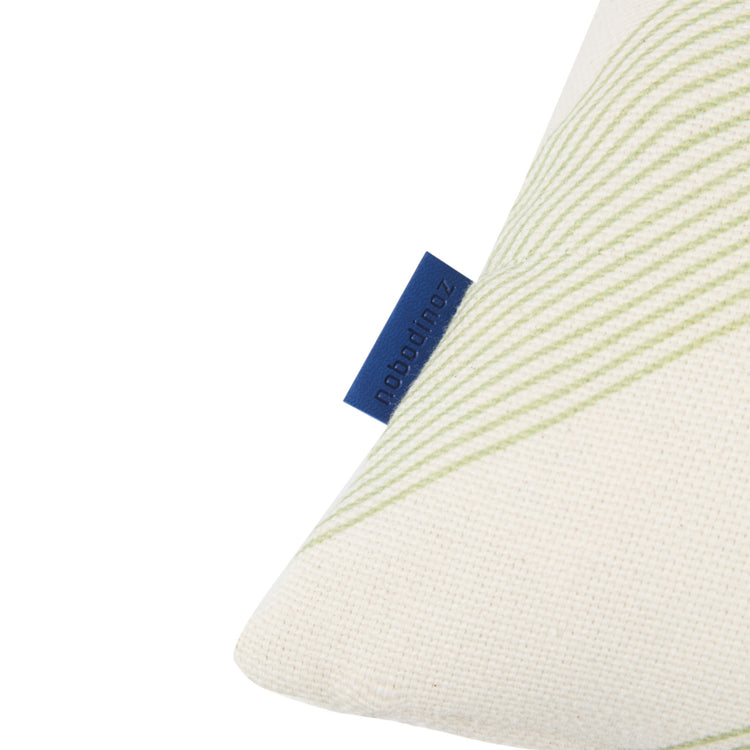 REMI. Μαξιλάρι ορθογώνιο Green Diagonal Stripes 50x30