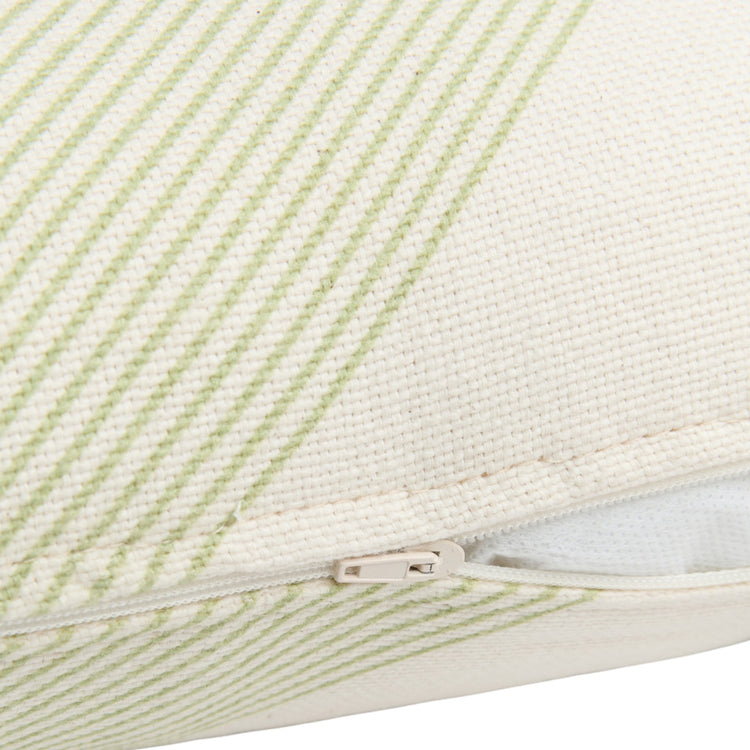 REMI. Μαξιλάρι ορθογώνιο Green Diagonal Stripes 50x30