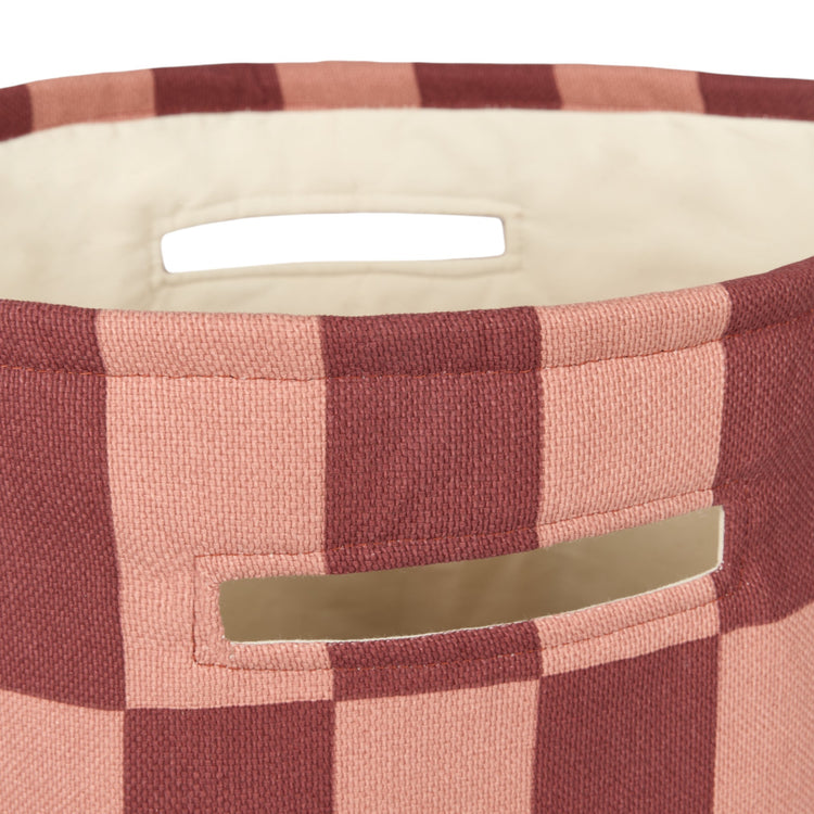 VIBES. Καλάθι αποθήκευσης Maroon Tiles