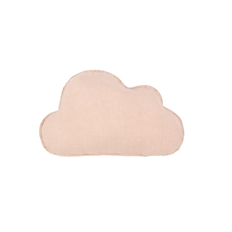 L1N0. Cloud cushion French linen Powder Pink