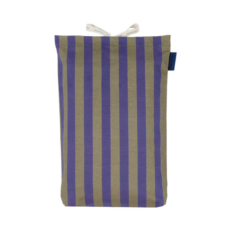 SHELDON. Single bed duvet cover Indigo Stripes 150x200
