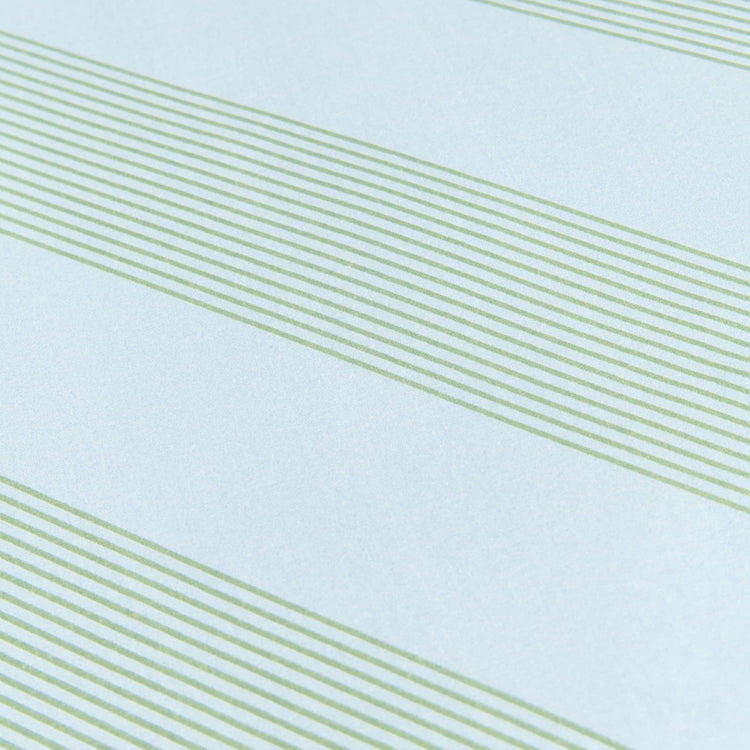 SHELDON. Single bed duvet cover Green Diagonal Stripes 150x200